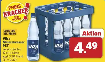 Combi Vilsa Mineralwasser PET Angebot