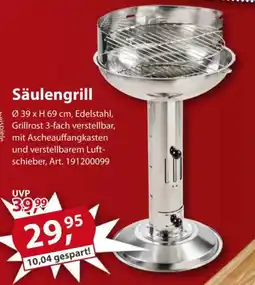 Sonderpreis Baumarkt Säulengrill Angebot