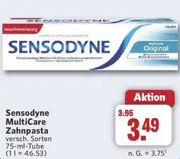 Combi Sensodyne MultiCare Zahnpasta Angebot