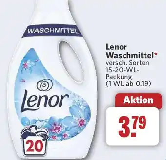 Combi Lenor Waschmittel Angebot