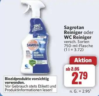 Combi Sagrotan Reiniger oder WC Reiniger Angebot