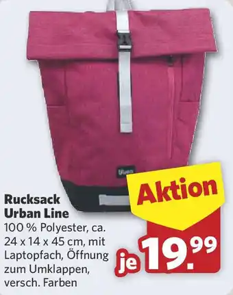 Combi Rucksack Urban Line Angebot