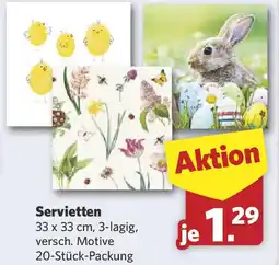 Combi Servietten Angebot