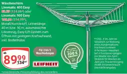 Globus LEIFHEIT Wäscheschirm Linomatic 400 Easy Angebot