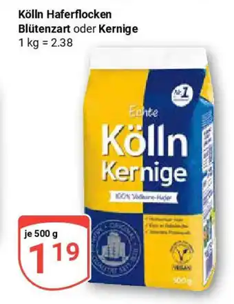 Globus Kölln Haferflocken Blütenzart oder Kernige Angebot