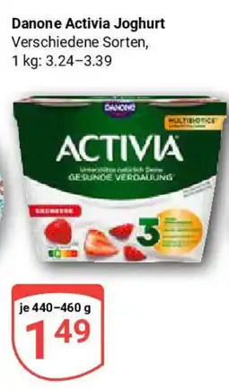 Globus Danone Activia Joghurt Angebot