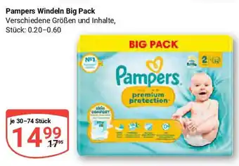 Globus Pampers Windeln Big Pack Angebot