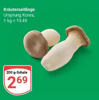 Globus Kräuterseitlinge Angebot