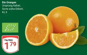 Globus Bio Orangen Angebot