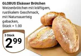 Globus GLOBUS Elsässer Brötchen Angebot