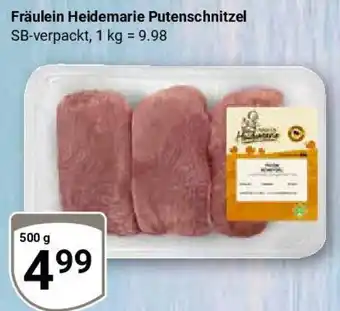 Globus Fräulein Heidemarie Putenschnitzel Angebot