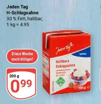 Globus Jeden Tag H-Schlagsahne Angebot