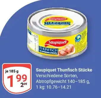 Globus Saupiquet Thunfisch Stücke Angebot