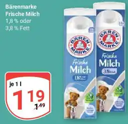 Globus Bärenmarke Frische Milch Angebot