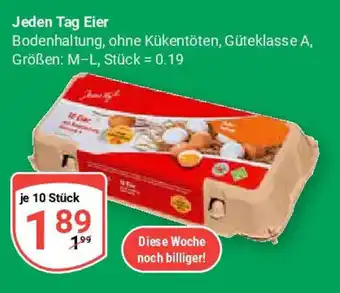 Globus Jeden Tag Eier Angebot