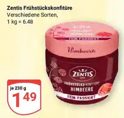 Globus Zentis Frühstückskonfitüre Angebot