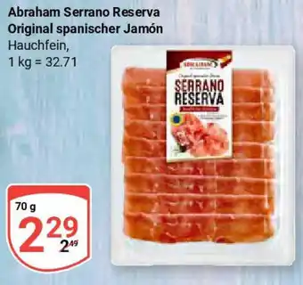 Globus Abraham Serrano Reserva Original spanischer Jamón Angebot