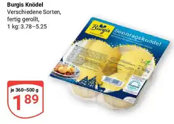 Globus Burgis Knödel Angebot