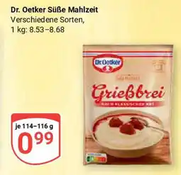 Globus Dr. Oetker Süße Mahlzeit Angebot