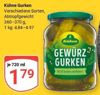 Globus Kühne Gurken Angebot