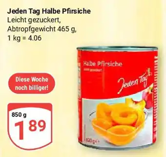 Globus Jeden Tag Halbe Pfirsiche Angebot