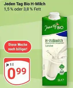 Globus Jeden Tag Bio H-Milch Angebot