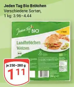 Globus Jeden Tag Bio Brötchen Angebot