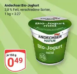 Globus Andechser Bio-Joghurt Angebot