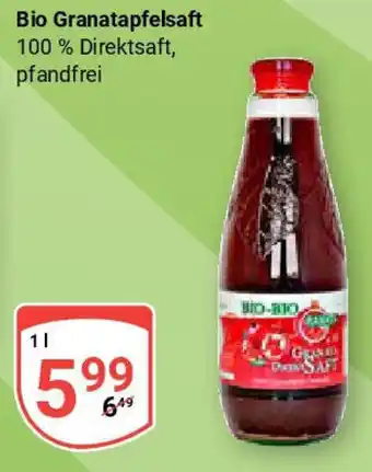 Globus Bio Granatapfelsaft Angebot