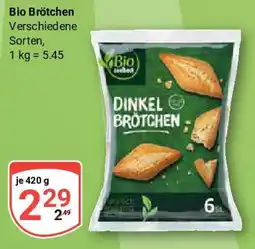 Globus Bio Brötchen Angebot