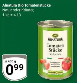 Globus Alnatura Bio Tomatenstücke Angebot