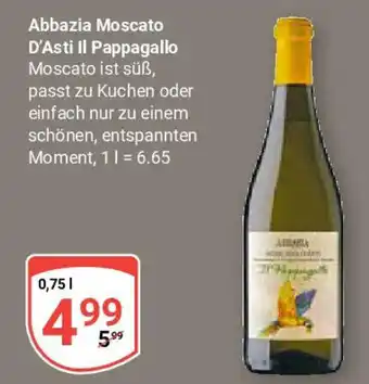 Globus Abbazia Moscato D'Asti Il Pappagallo Angebot