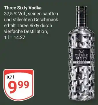 Globus Three Sixty Vodka Angebot