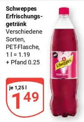 Globus Schweppes Erfrischungs- getränk Angebot