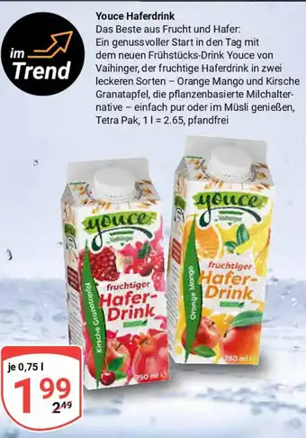 Globus Youce Haferdrink Angebot