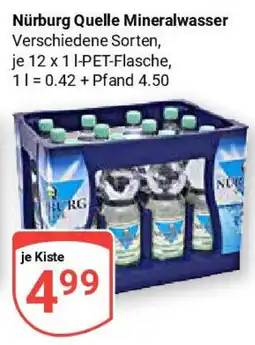 Globus Nürburg Quelle Mineralwasser Angebot