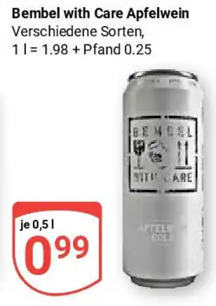 Globus Bembel with Care Apfelwein Angebot