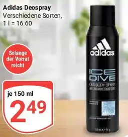 Globus Adidas Deospray Angebot