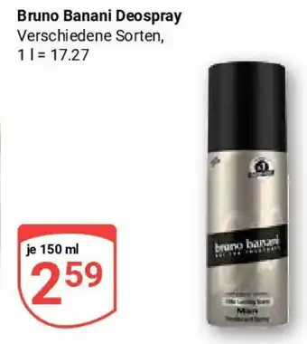 Globus Bruno Banani Deospray Angebot