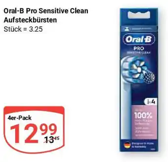 Globus Oral-B Pro Sensitive Clean Aufsteckbürsten Angebot