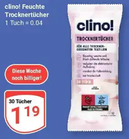 Globus clino! Feuchte Trocknertücher Angebot