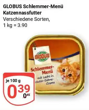 Globus GLOBUS Schlemmer-Menü Katzennassfutter Angebot