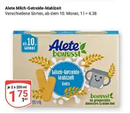 Globus Alete Milch-Getreide-Mahlzeit Angebot