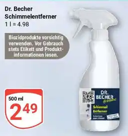 Globus Dr. Becher Schimmelentferner Angebot