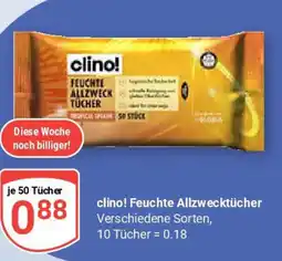 Globus clino! Feuchte Allzwecktücher Angebot