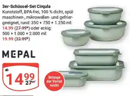 Globus MEPAL 3er-Schüssel-Set Cirqula Angebot