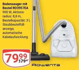 Globus Rowenta Bodensauger mit Beutel RO3957EA Angebot