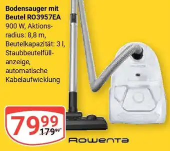 Globus Rowenta Bodensauger mit Beutel RO3957EA Angebot