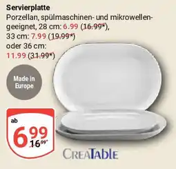 Globus CREATABLE Servierplatte Angebot