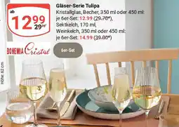 Globus Gläser-Serie Tulipa BOHEMIA Cristal Angebot